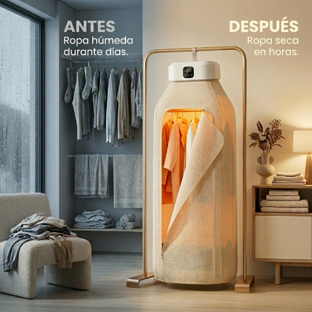 Secadora Inteligente de Ropa Portátil